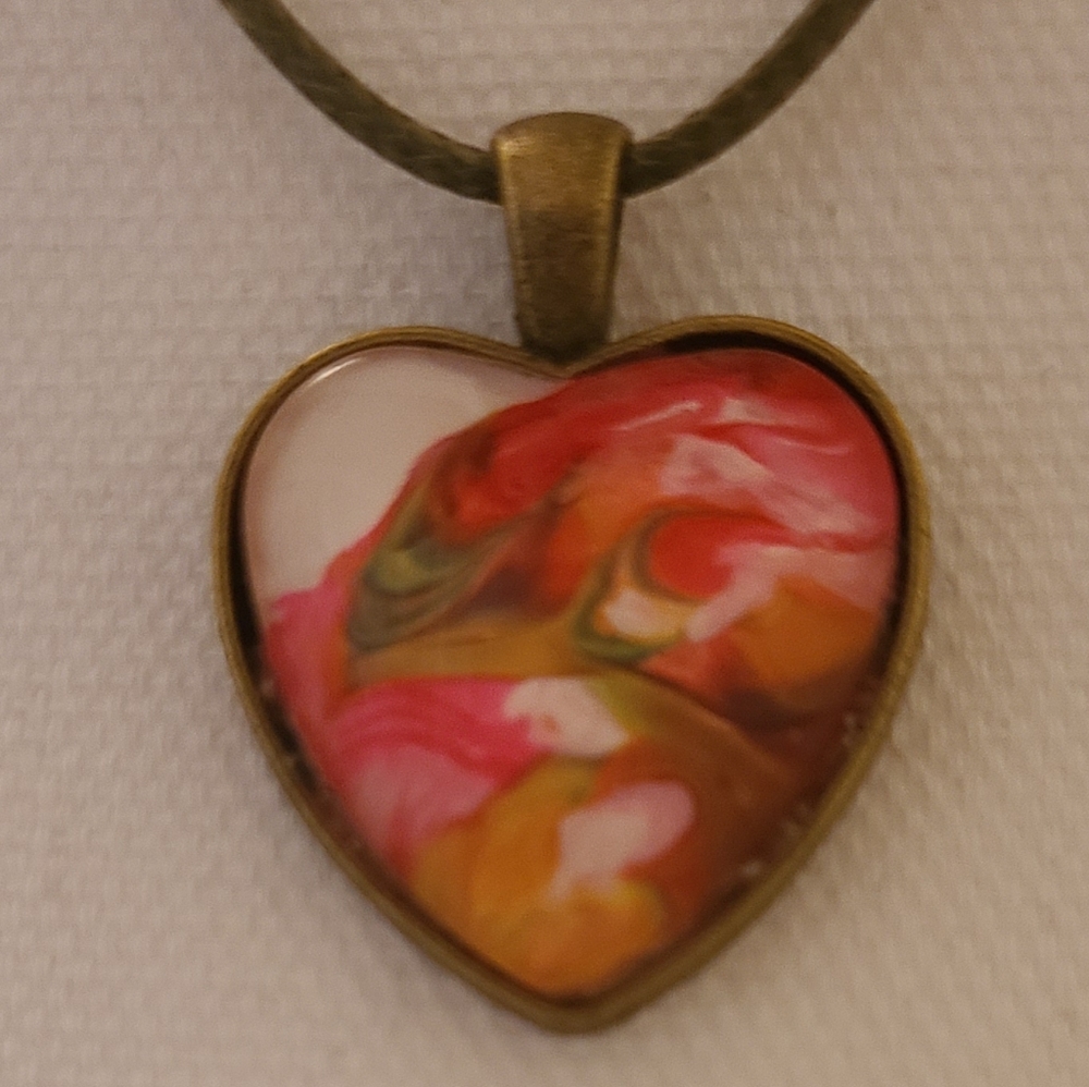 Handmade Acrylic skin Necklace